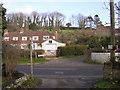 Crossing the B3143 in Piddletrenthide