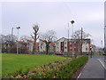 New Houses (2003) in Horfield, on Christmas Day
