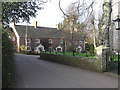 Houses opposite the church, Over Stowey