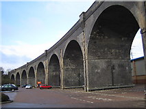 TQ1195 : Watford: River Colne railway viaduct by Nigel Cox