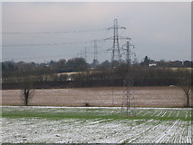 SP2881 : Farmland Near Pickford and the A45 by John Winterbottom