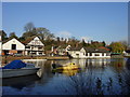 Pleasure boats on River Dee at Chester