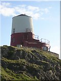 SH3862 : Llanddwyn Lighthouse made up for "Halflight" movie by Stephen Elwyn RODDICK