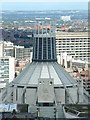 View from the  top of the Anglican Cathedral Tower, Liverpool.