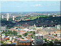 View from the  top of the Anglican Cathedral Tower, Liverpool.