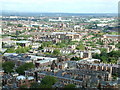 View from the  top of the Anglican Cathedral Tower, Liverpool.