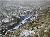 NY3027 : Lower Waterfall  (430m contour), Roughten Gill by Mick Garratt