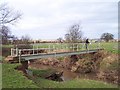 SO6242 : Footbridge Over the River Frome by Bob Embleton