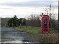 NG4153 : Red Phone Box at Romesdal by John Allan