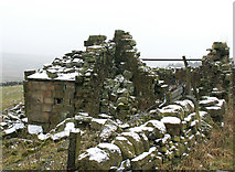 SD9527 : Ruined farm building, Blackshaw Head by Phil Champion