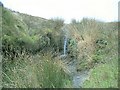 Waterfall at head of Garenig tributary