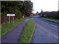 The road into Anlaby from Swanland