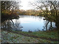 Fishing pond at Atherton Hall