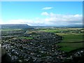 Viewing West from atop the Wallace Monument