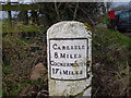 Old Milestone on A595