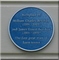SP3265 : Plaque on the Renshaw's house by David Stowell