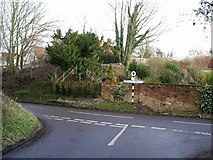 SU5331 : Signpost at Avington by Peter Jordan