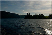 NH5328 : Urquhart Castle from Loch Ness by Gwen and James Anderson