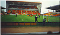 Inside Pittodrie Stadium.