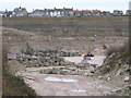 Silklane quarry (Easton behind)