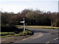 Road junction, Barton Common