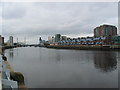 Springfield Quay view of the River Clyde, Glasgow.