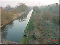 Grand Union Canal looking south from viaduct above