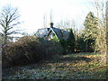 Derelict house at Chawridge Manor Farm