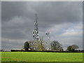 Communication masts by Fillongley Road