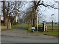 Driveway to Huntington Hall