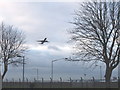 Airliner taking off from Heathrow