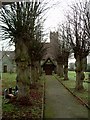 Baxterley Church - View from the lych-gate