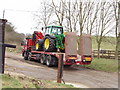 Tractor on low loader, near Chalfont St Giles