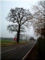 Maulden Road past Ruxox House, Flitwick