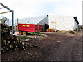NR6716 : Sawmill buildings and machinery Auchencorvie Farm. by Johnny Durnan