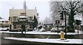 Red Lion, Barnes, under snow