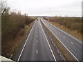 SK7568 : A1 Looking North, 2 mile south of Tuxford by Robert Goulden