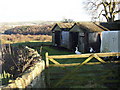 Sheds at the end of Manor Road, Netherton, Farnley Tyas, Yorkshire