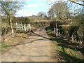 Footbridge and Ford over River Beane.