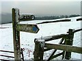 Public Right of Way Sign, Moorcock