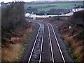 SH5071 : Railway line near to Star by Nigel Williams