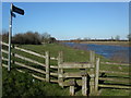 Severn Way footpath at Weir Green