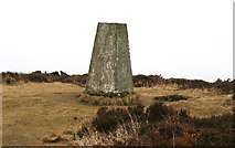 NO2837 : Trig Point on Lundie Craigs by Ian Cleland