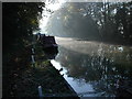 SO7509 : Narrow boats moored on Stroudwater canal by Vincent Jones