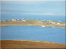 HU5564 : View north from Bringers, Whalsay, Shetland by John Dally