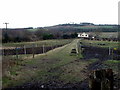 View along path from Town End Lane