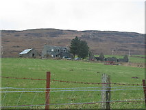 NR8554 : Oragaig farm buildings B842, Kintyre. by Johnny Durnan