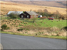NR8558 : Gartavaich shepherd's cottage near Claonaig, Kintyre. by Johnny Durnan