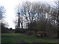 disused machinery beside Mill Lane Industrial Estate