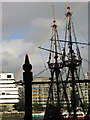 Rainbow over the Golden Hinde